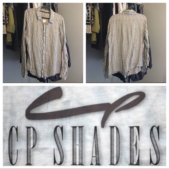 CP Shades Tops - CP Shades Linen Shirt Free People